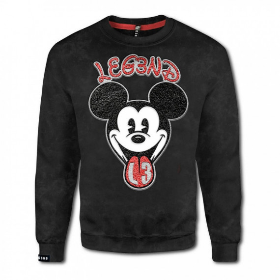 Sudadera LEG3ND Mickey Negro