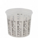 Vaso Medidor Pintura con Tapa Plástico  400 Ml