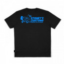 Camiseta THE DUDES Stoneys Fixation  Negro