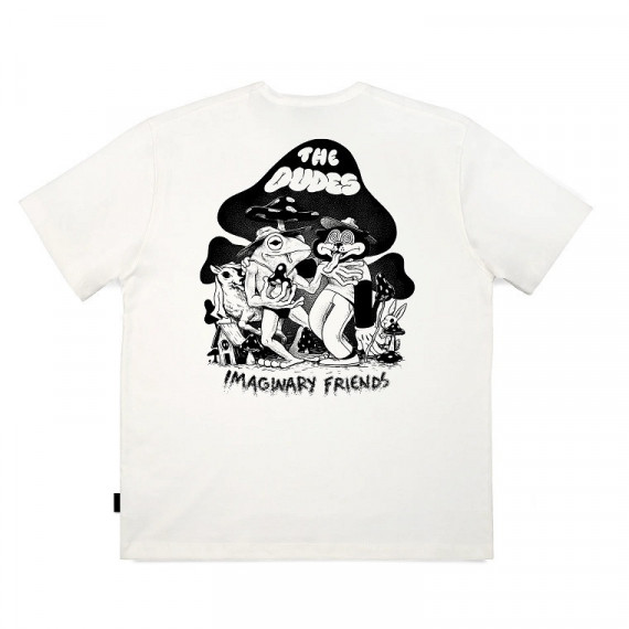 Camiseta THE DUDES Imaginary Friends  Blanco