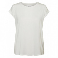 Camisetas Mujer Camiseta VERO MODA Ava Snow White - Guanxe Atlantic Marketplace