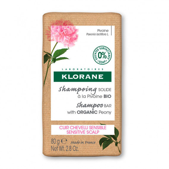 Champú Sólido a la Peonía Bio  KLORANE