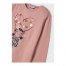 Camiseta Niña 4034 Corazon MAYORAL