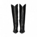 Bota Cowboy Negro  ASH