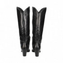 Bota Cowboy Negro  ASH