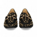 Mocasin Eslabon Tachas ante Negro  ALMA EN PENA