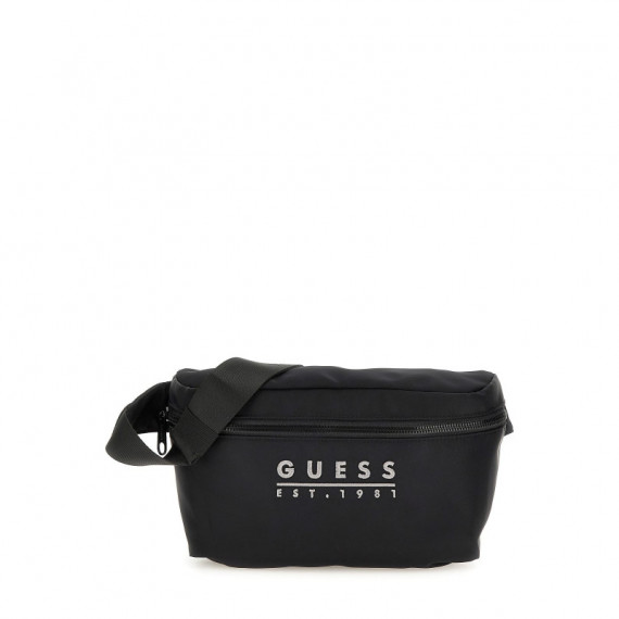 Riñonera GUESS Logo Bordado Gris