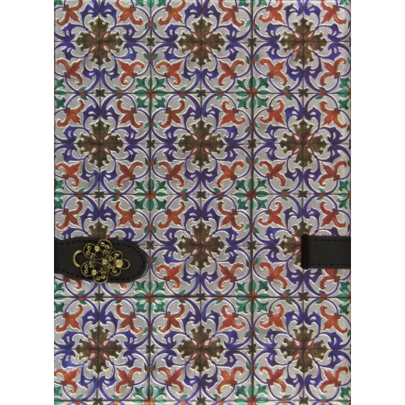Cuaderno Azulejos de Portugal 3 Marcapaginas Rojo