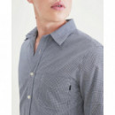 Camisas Camisa Dockers® Slim Fit Icon Button Up para Hombre Manchester Navy Blazer  DOCKERS