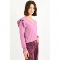 Jerséis y Sudaderas Jersey MOLLY BRACKEN de Manga Larga Detalle Volantes