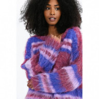 Jerséis y Sudaderas Jersey MOLLY BRACKEN de Manga Larga Estampado Rayas