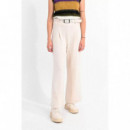 Pantalones Pantalón LILI SIDONIO Largo Tipo Cullote con Cinturón