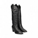 Bora Cowboy Piel Negro  UNISA