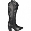 Bora Cowboy Piel Negro  UNISA