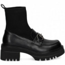 Botin Calcetin Mocasin Negro  EXE
