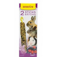 BENELUX Roedores Barritas Frutas del Bosque 2 Uds