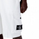 Bermuda CALVIN KLEIN Blanca Logo
