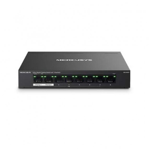 MERCUSYS Switch 8-PORT 10/100/1000MBPS Sobremesa Poe+