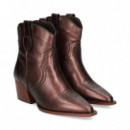 Botin Cowboy Marron Metalizado  VEXED SHOES COMPANY