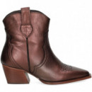 Botin Cowboy Marron Metalizado  VEXED SHOES COMPANY