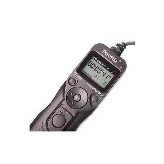 PHOTTIX Disparador Camara de Cable con Intravalometro TR-90 para Nikon N8