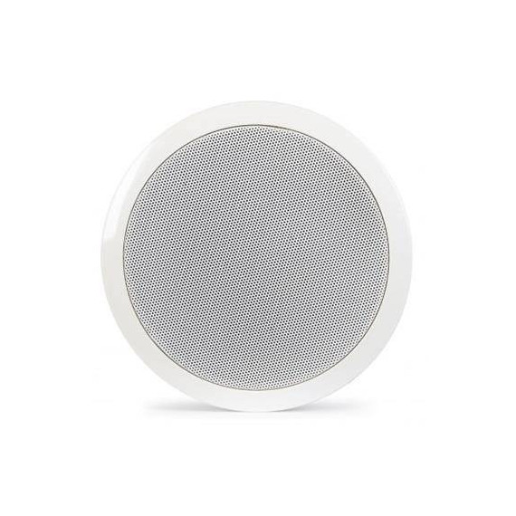 FONESTAR Altavoz de Techo GA-266 Blanco de Baja Impedancia con Rejilla 6 1/2"DOBLE Cono 6W Rms