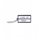 KIKKERLAND Llavero Luminoso Personalizar Mensaje con 75 Letras KRL77