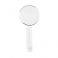 KIKKERLAND Mini Lupa 2 en 1 Acrilico con Mango 3X MG82