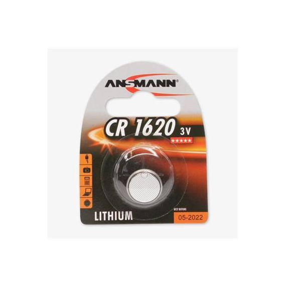 ANSMANN Pila CR1620 3V  Boton Litio