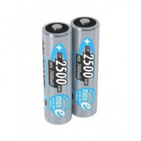 ANSMANN Pack 2 Pilas Aa Recargable 2500MAH Ni-mh Max E