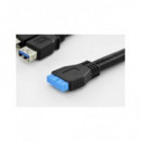 Cable Adaptador 2XUSB H 3.0 y  a 20 Pin Idc/h 0.30MTRS  LALO