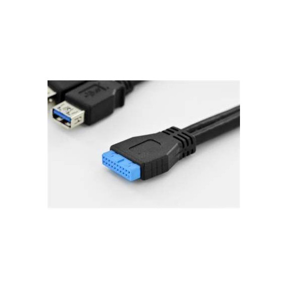 Cable Adaptador 2XUSB H 3.0 y  a 20 Pin Idc/h 0.30MTRS  LALO