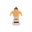 Figura Solar de Plastico Diseño Luchador de Sumo  OUT OF THE BLUE