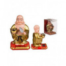 Figura Solar de Plastico Diseño Buddha  OUT OF THE BLUE