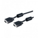 Cable VGA 15 Pins M/m 2 Mtrs WIR201 con 2 Filtros y Cable Reforzado  LALO