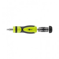 GOOBAY Destornillador con 14 Puntas Magnetico y Luz Led