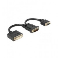 DELOCK Adaptador Dms 59 Macho a DVI 24+5/H y Vga/h 20CMTS