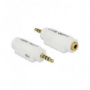 DELOCK Adaptador Jack 3.5MM/M 4 Pin Estereo a Jack 3.5MM/H 4 Pin 65590