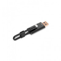 EDNET Cable Datos Ipad,iphone 6/7/8/X Lightning a USB con Ranura para Micro Sd hasta 256GB 31519