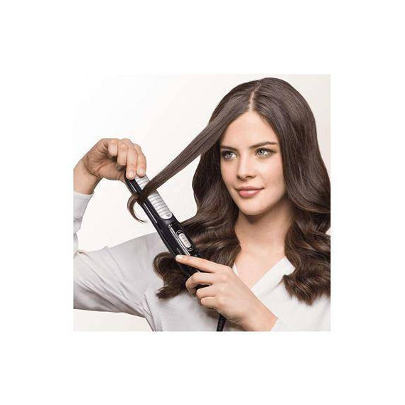 BRAUN Plancha de Pelo Satin Hair 5 ST550 4 en 1 Placa Ceramica Curl & Sleek