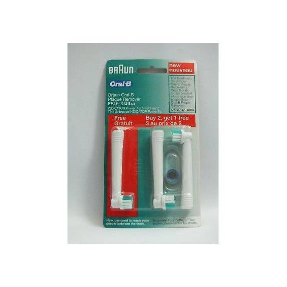 Braun ORAL-B Repuesto Cepillo Dientes Ebi 9-3 Ultra - Pack de 3