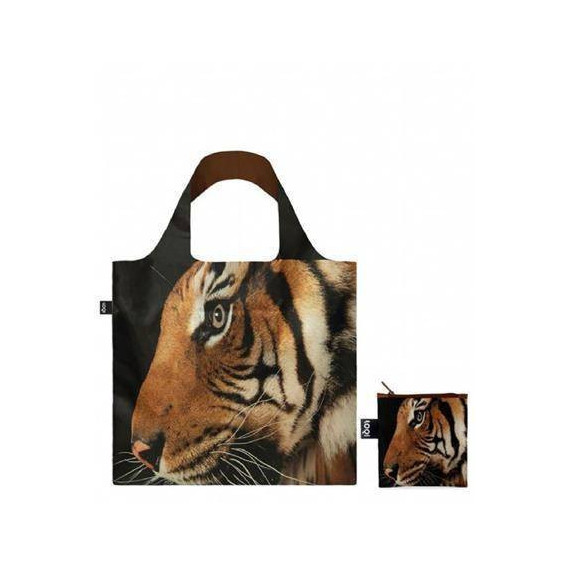 LOQI Ng.mt Bolsa Plegable Forma Tigre 50X42CMS/ hasta 20KGS