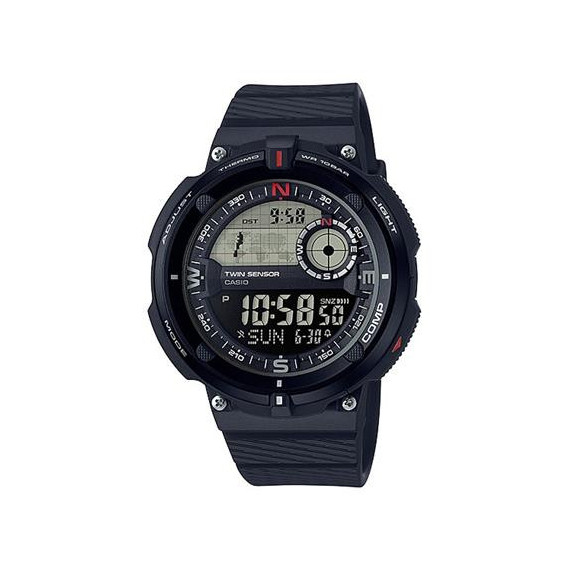 CASIO Coleccion SGW-600H-1BER Reloj Digital, Fecha, Termometro, Compass, Resistente Al Agua, Correa