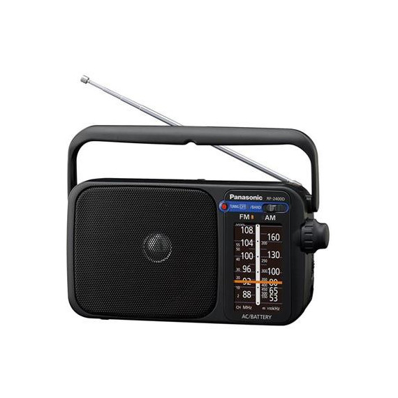 PANASONIC RF-2400D Radio Portatil Am/fm Negra