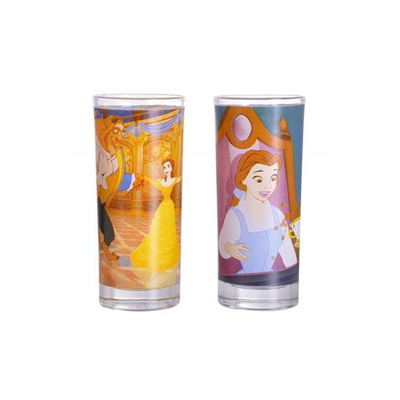 DISNEY la Bella y la Bestia Pack 2 Vasos con Dibujos GL02DF05