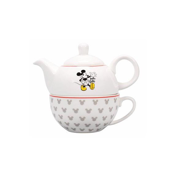 DISNEY Mickey Mouse 2 en 1 Tetera+ Taza TFOR1MM03