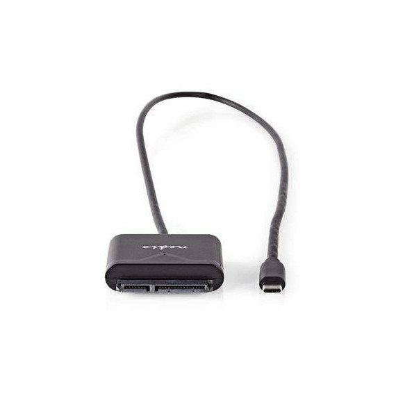 NEDIS Conversor USB 3.0 Tipo-c a Sata para Disco Duro 2.5",3.5" USARPUC100BK