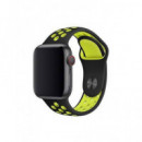 DEVIA Correa Sport 2 Apple Watch 4 38/40MM Negro Amarillo 325007