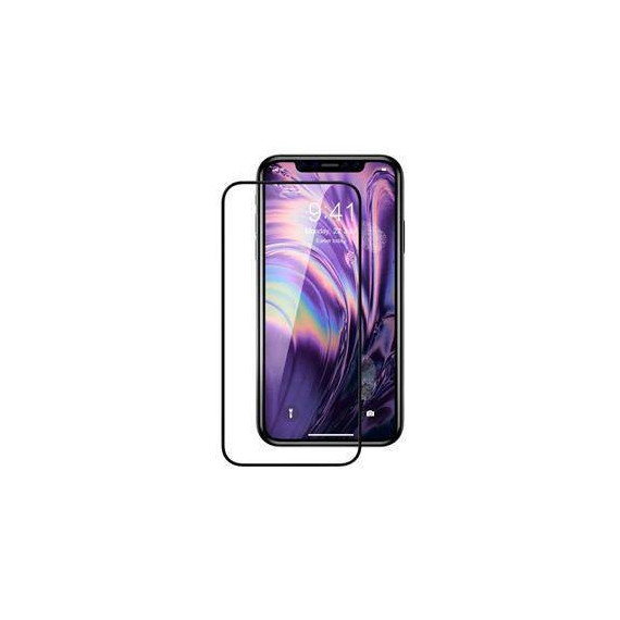 DEVIA Protector Pantalla Iphone 11/IPHONE Xr Cristal Borde Negro