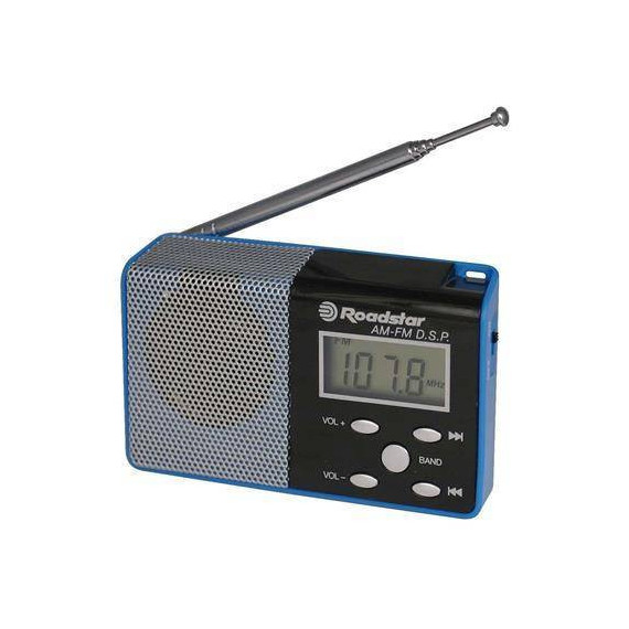 ROADSTAR Radio Digital TRA2395P Mw/fm Pll Azul 50 Memorias